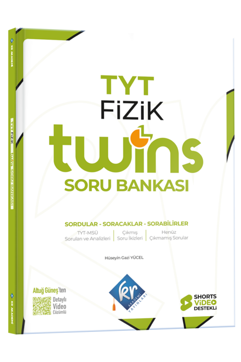 TYT Twins Fizik Soru Bankası KR Akademi Yayınları