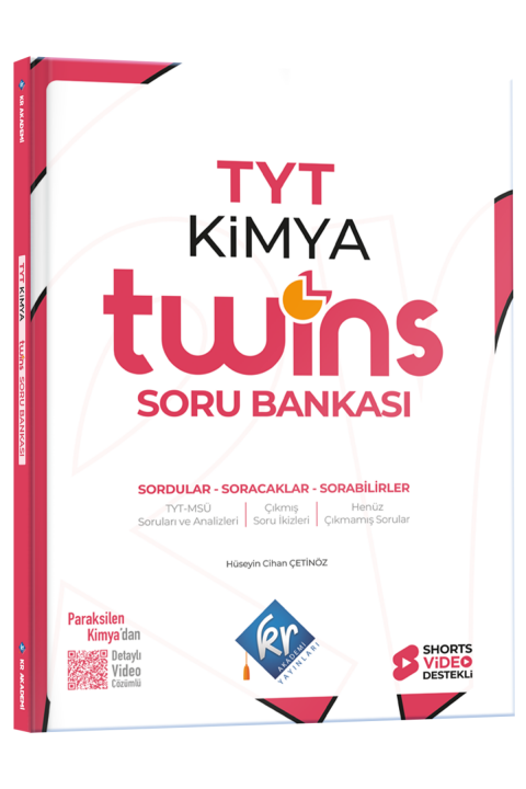 TYT Twins Kimya Soru Bankası KR Akademi Yayınları