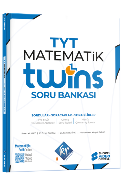 TYT Twins Matematik Soru Bankası KR Akademi Yayınları