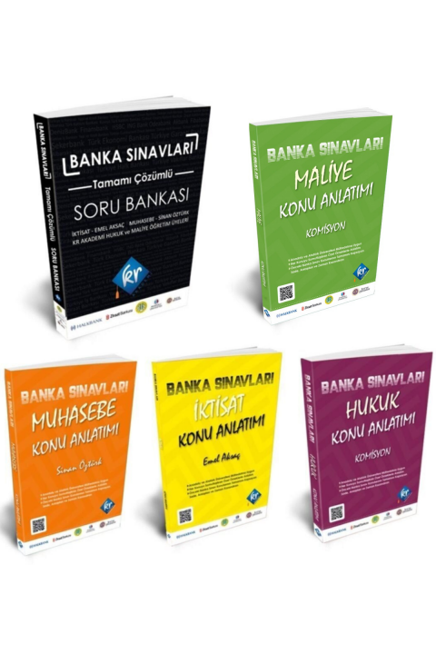 Vakıfbank Müfettiş Ve Uzman Yardımcılığı Seti KR Akademi Yayınları