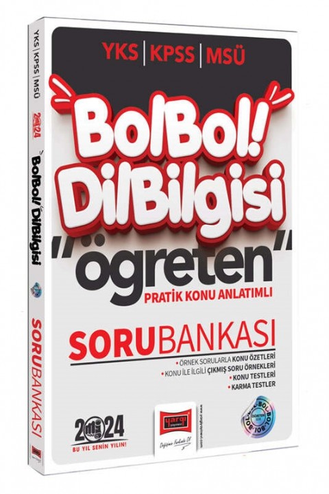 Yargı Yayınları 2024 KPSS MSÜ YKS Bol Bol Öğreten Dil Bilgisi Pratik Konu Anlatımlı Soru Bankası