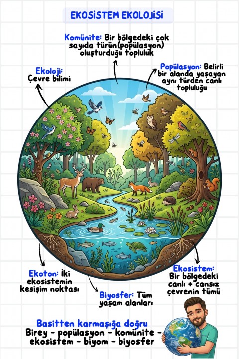 Zeduva Yayınları Biosem Biyoloji Görsellerle Biyoloji Özeti Cep Kitabı