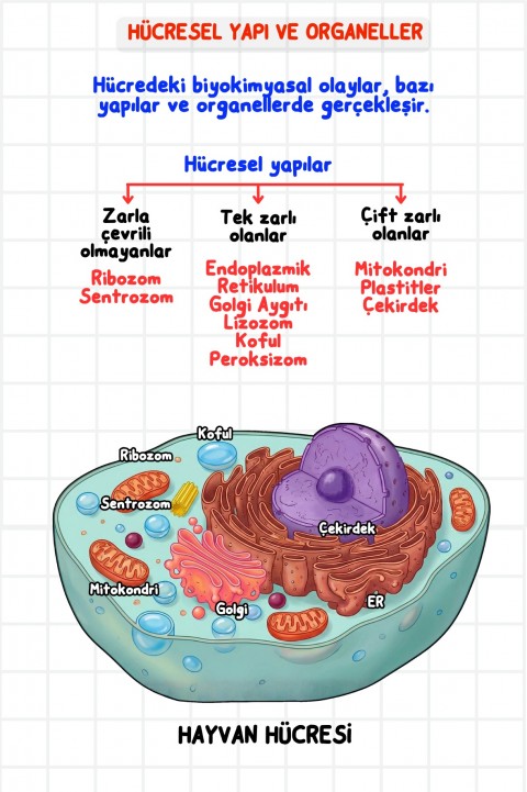 Zeduva Yayınları Biosem Biyoloji Görsellerle Biyoloji Özeti Cep Kitabı