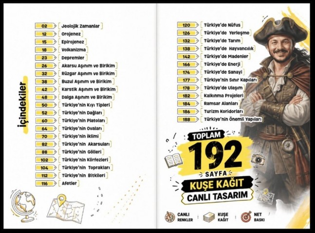 Zeduva Yayınları Coğrafyanın Kodları KPSS-AGS Kodlamalarla Haritalarla Coğrafya Özeti Cep Kitabı