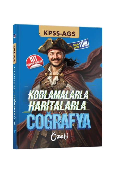 Zeduva Yayınları Coğrafyanın Kodları KPSS-AGS Kodlamalarla Haritalarla Coğrafya Özeti Cep Kitabı