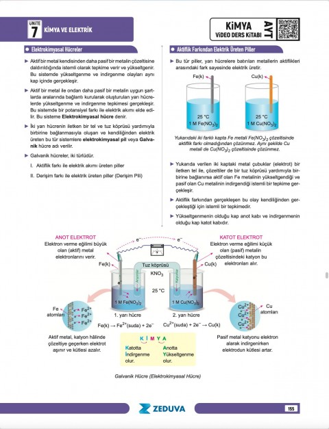 Zeduva Yayınları Meschemy Kimya AYT Kimya 1 Kitap 3 Kamp Video Ders Kitabı