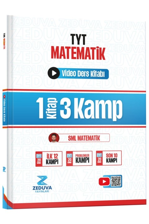 Zeduva Yayınları SML Matematik TYT Matematik 1 Kitap 3 Kamp Video Ders Kitabı