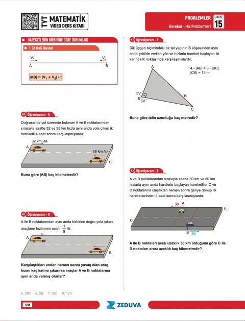 Zeduva Yayınları SML Matematik TYT Matematik 1 Kitap 3 Kamp Video Ders Kitabı