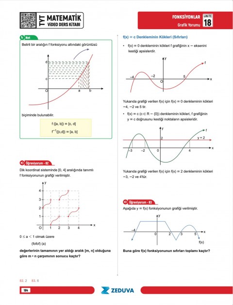 Zeduva Yayınları SML Matematik TYT Matematik 1 Kitap 3 Kamp Video Ders Kitabı