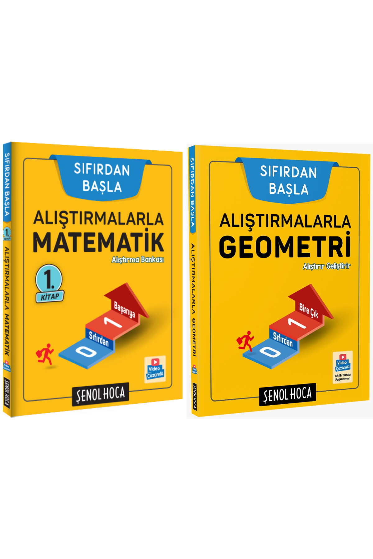 Şenol Hoca Sıfırdan Başla Alıştırmalarla Matematik 1 & Alıştırmalarla Geometri Seti Şenol Hoca Yayınları