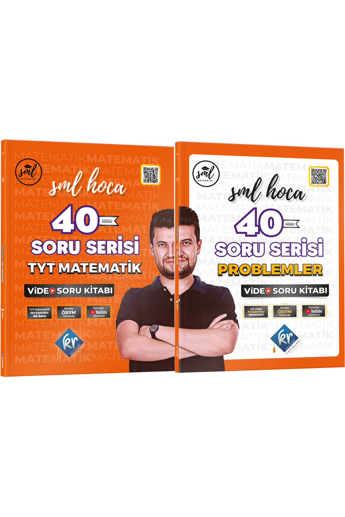SML Hoca TYT Matematik 40 Soru Serisi Video Soru Kitabı ve 40 Soru Serisi Problemler Video Soru Kitabı Seti
