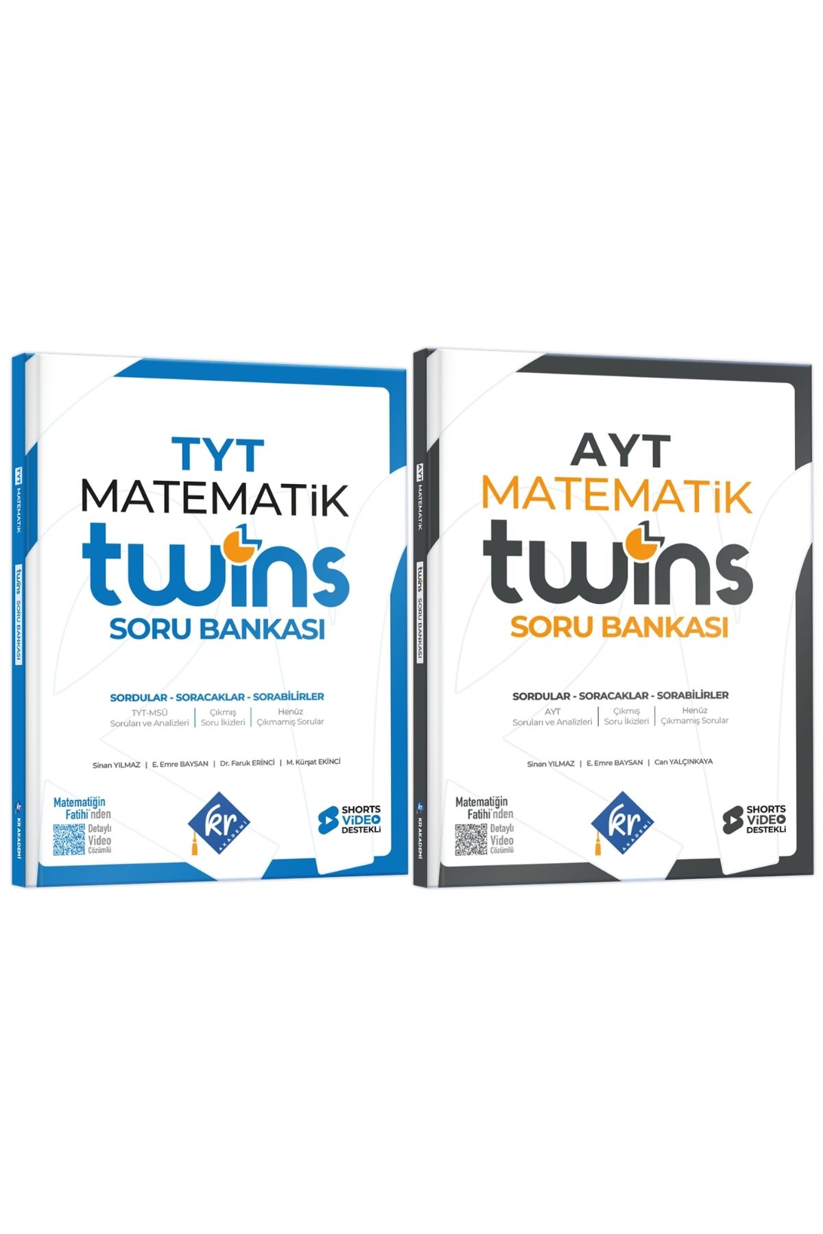 TYT - AYT Twins Matematik Soru Bankası Seti KR Akademi Yayınları