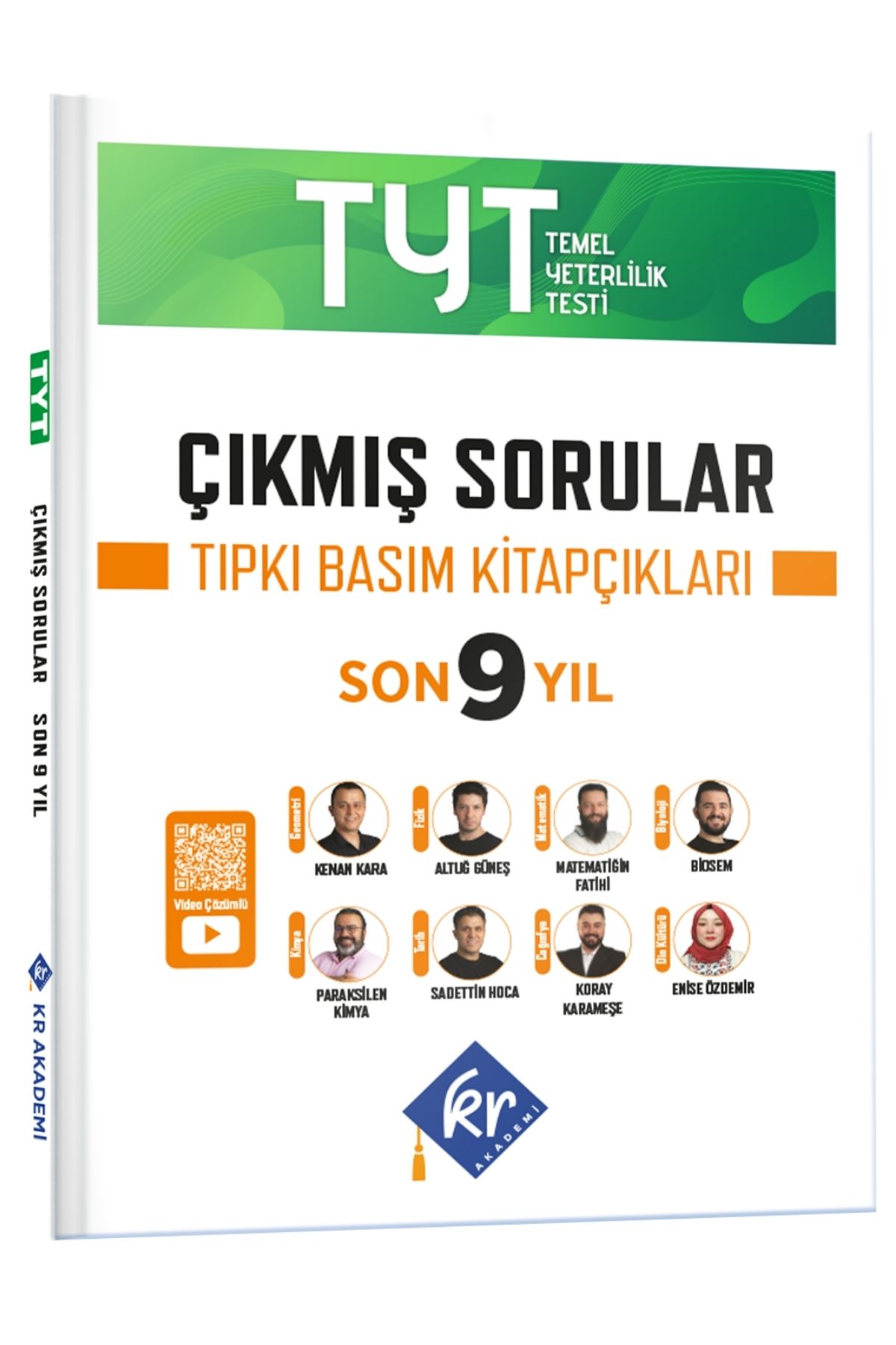 TYT Çıkmış Sorular Son 9 Yıl Tıpkı Basım Kitapçıkları KR Akademi Yayınları