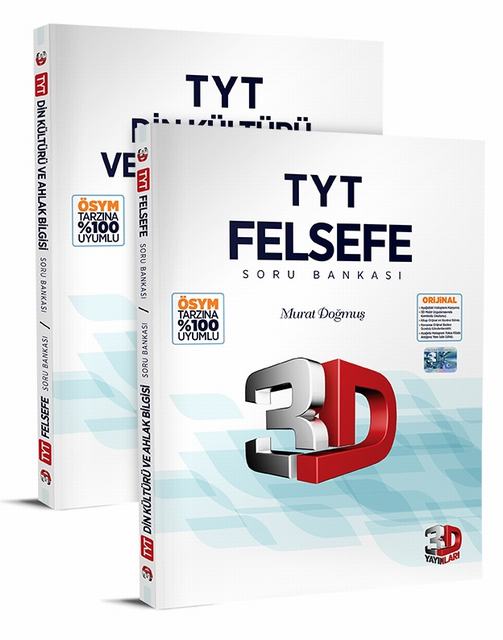 TYT Felsefe ve Din Kültürü Soru Bankası 3D Yayınları