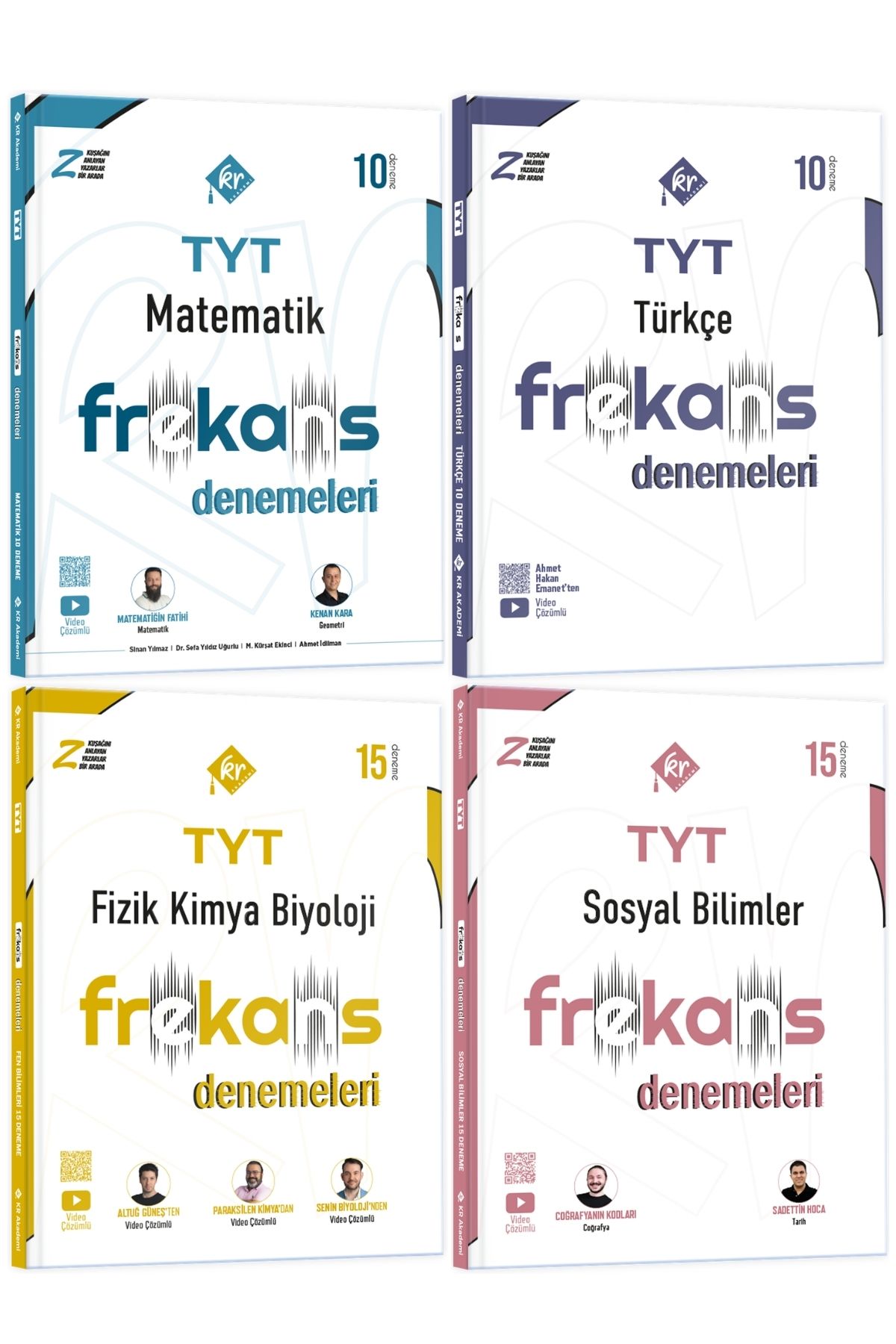 TYT Frekans Branş Denemeleri Seti Seti KR Akademi Yayınları TYT Frekans Branş Denemeleri Seti Seti KR Akademi Yayınları