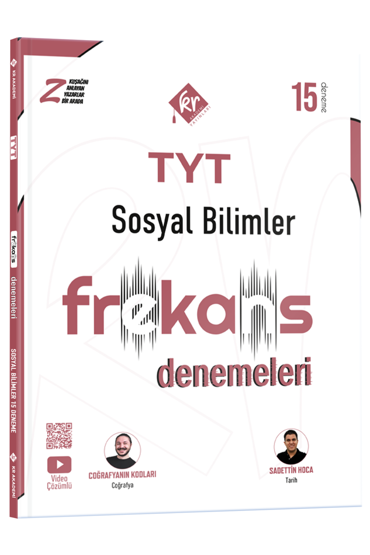 TYT Sosyal Bilimler 15'li Frekans Denemeleri KR Akademi Yayınları