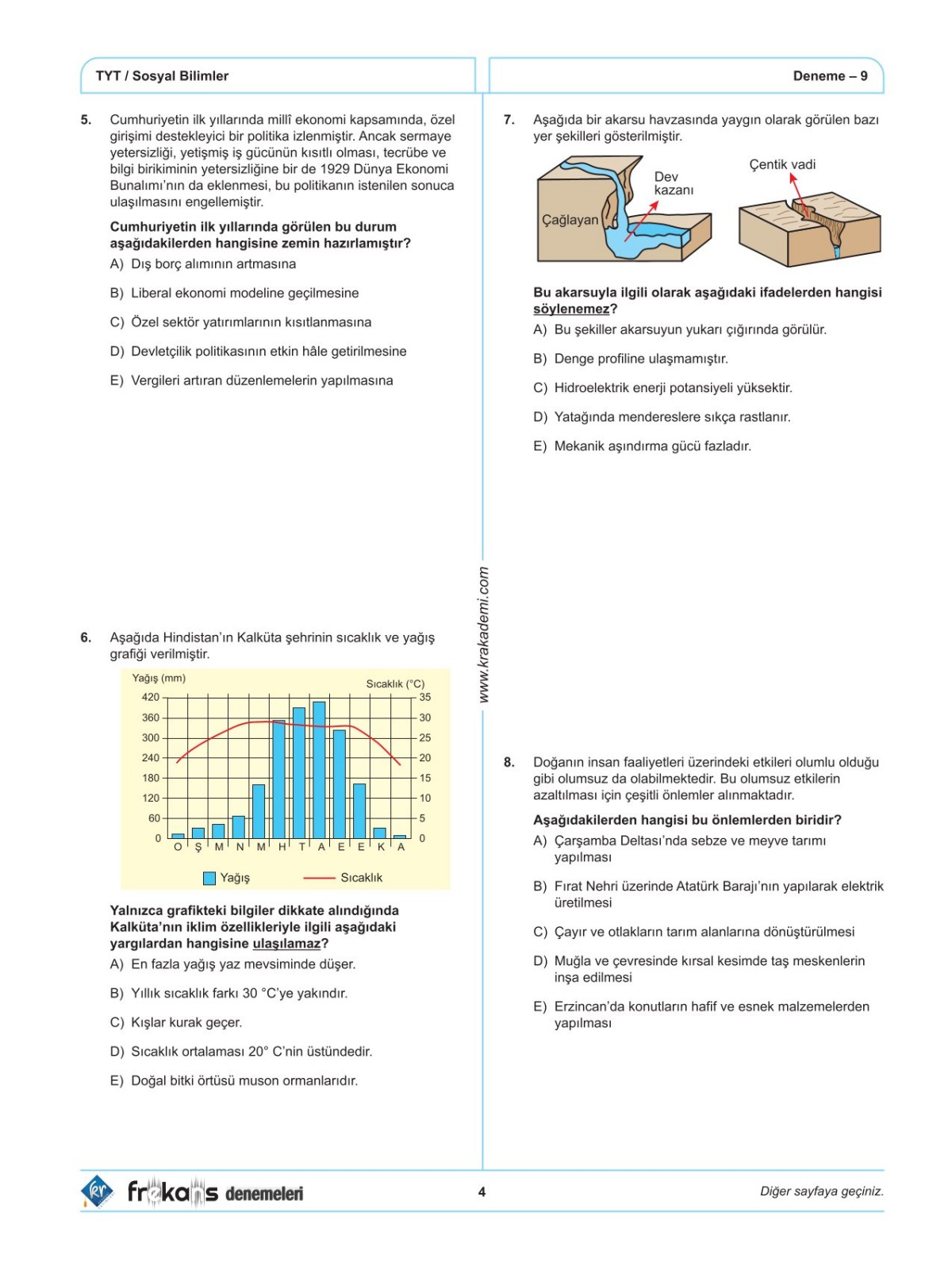 TYT Sosyal Bilimler 15'li Frekans Denemeleri KR Akademi Yayınları TYT Sosyal Bilimler 15'li Frekans Denemeleri KR Akademi Yayınları