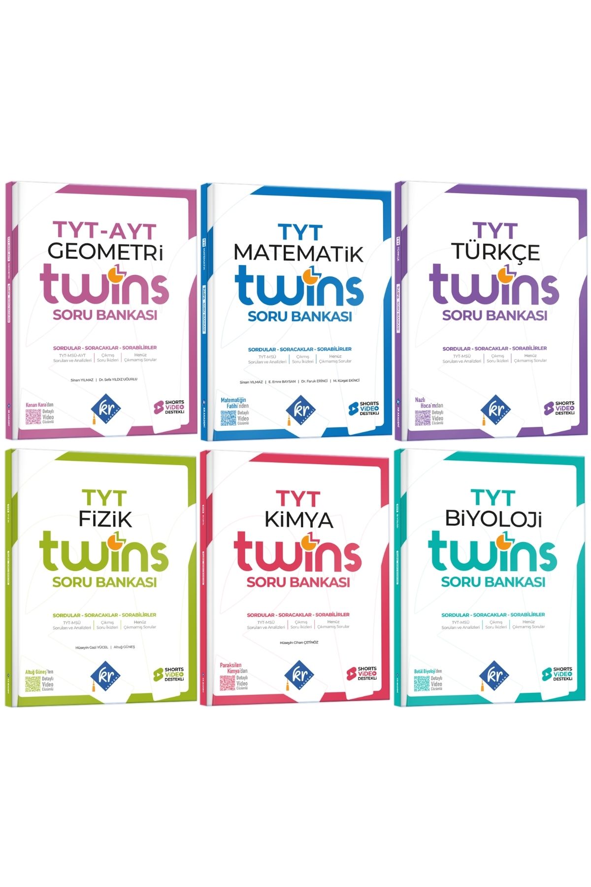 TYT Twins Sayısal Soru Bankası Seti KR Akademi Yayınları TYT Twins Sayısal Soru Bankası Seti KR Akademi Yayınları