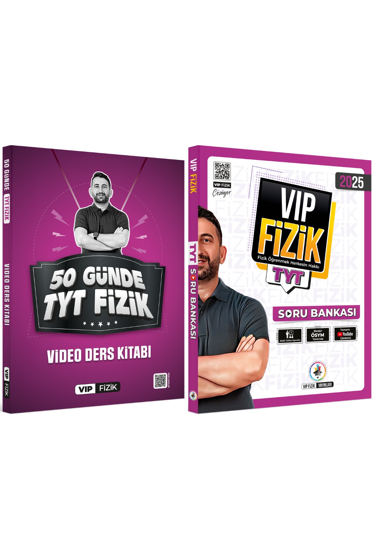 Vip Fizik 50 Günde TYT Kampı Video Ders Kitabı ve TYT Fizik Soru Bankası Seti