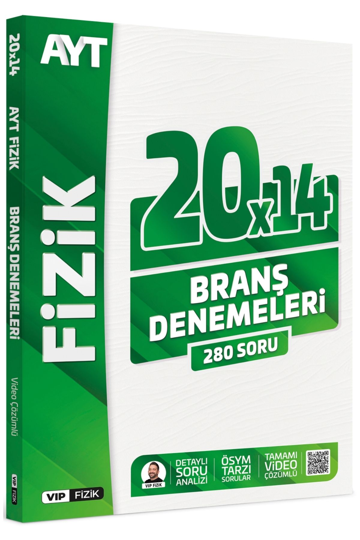 VİP Fizik AYT Fizik Tamamı Video Çözümlü 20x14 Branş Denemeleri VİP Fizik Yayınları