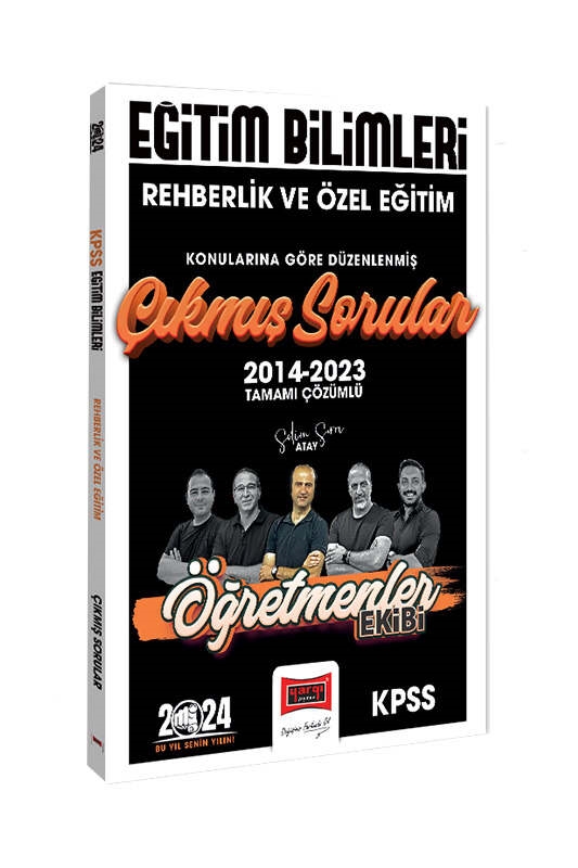 Yargı Yayınları 2024 KPSS Eğitim Bilimleri Öğretmenler Ekibi Rehberlik ve Özel Eğitim Konularına Göre Düzenlenmiş Çıkmış Sorular