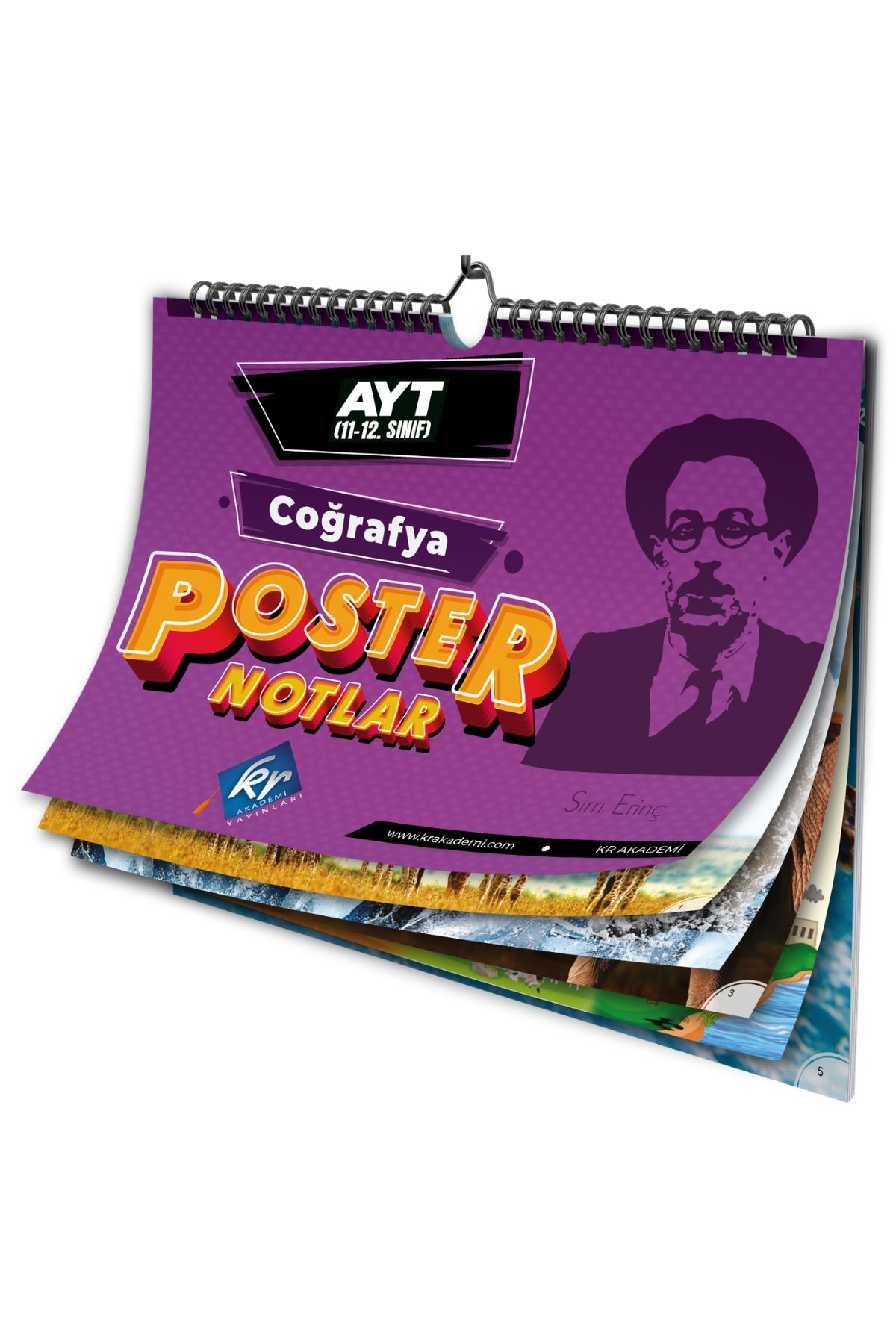 YKS AYT Coğrafya Poster Notlar KR Akademi Yayınları