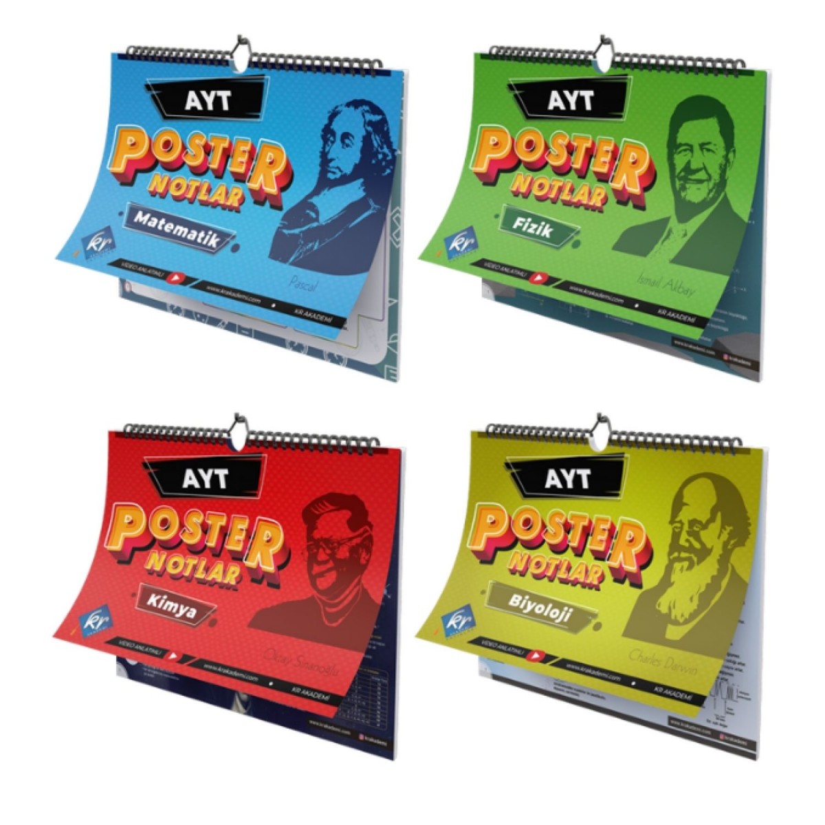 Yks Ayt Fizik Kimya Biyoloji Matematik Sayısal Poster Notları Seti Kr Akademi Yayınları Yks Ayt Fizik Kimya Biyoloji Matematik Sayısal Poster Notları Seti Kr Akademi Yayınları