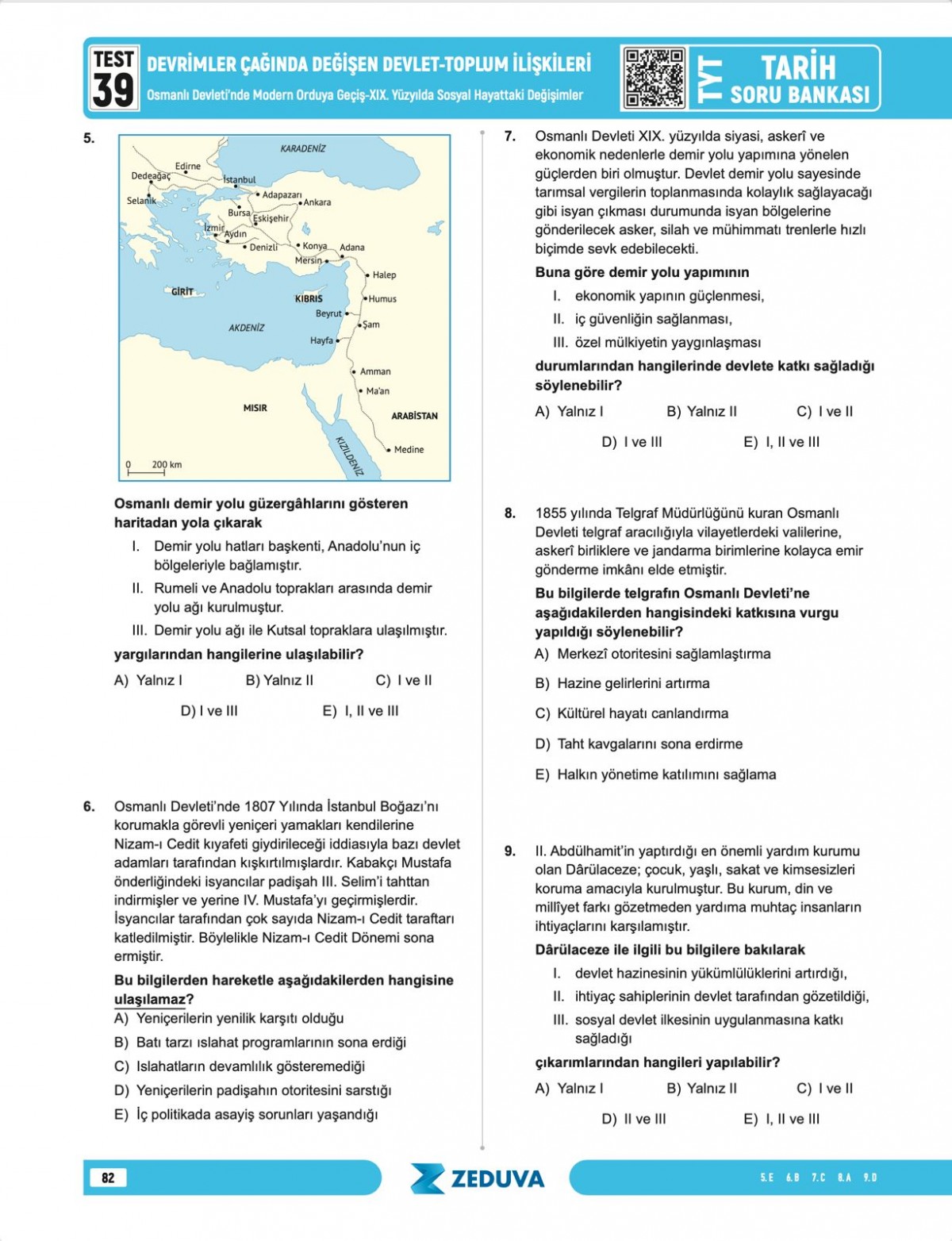 Zeduva Yayınları Ardıç Tarih TYT Tarih 1 Kitap 3 Kamp Soru Bankası