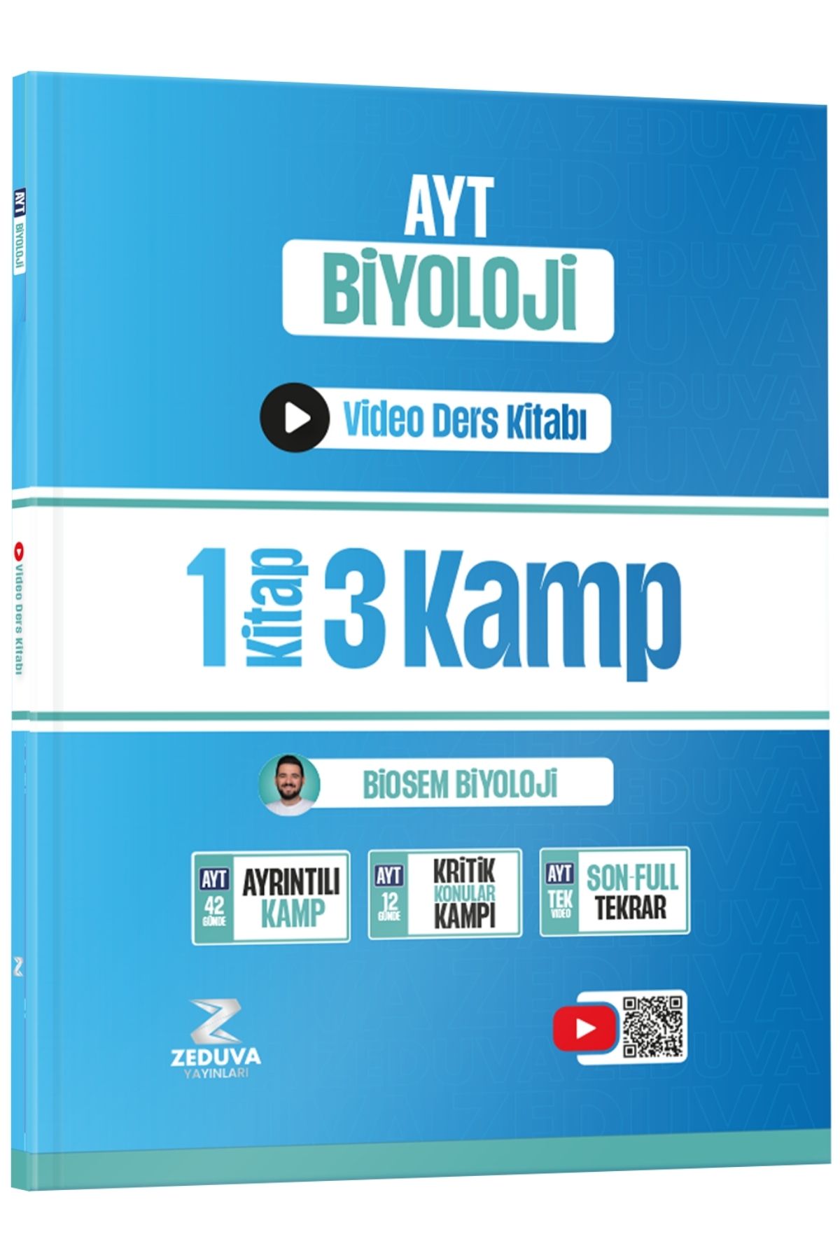 Zeduva Yayınları Biosem AYT Biyoloji 1 Kitap 3 Kamp Video Ders Kitabı ve Soru Bankası Seti