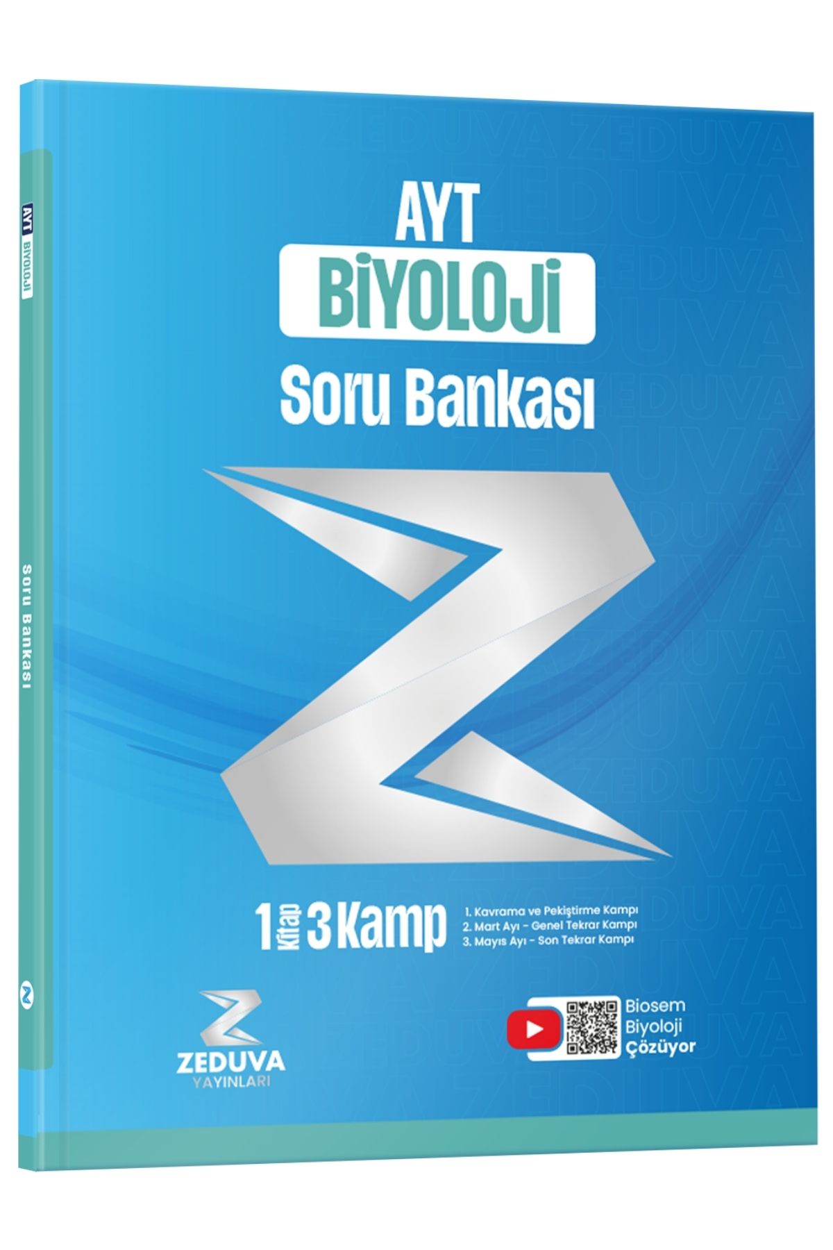 Zeduva Yayınları Biosem AYT Biyoloji 1 Kitap 3 Kamp Video Ders Kitabı ve Soru Bankası Seti
