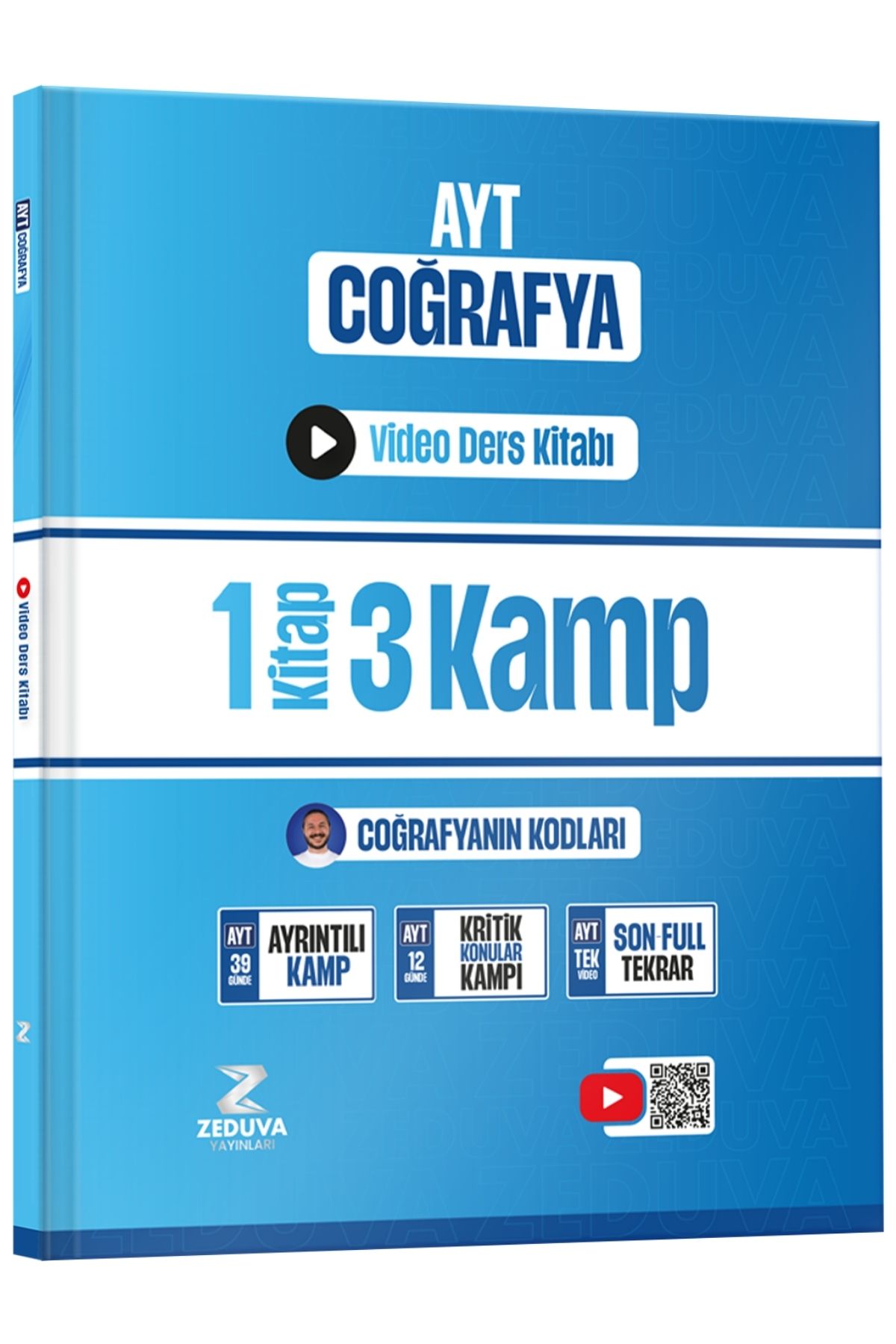 Zeduva Yayınları Coğrafyanın Kodları AYT Coğrafya 1 Kitap 3 Kamp Video Ders Kitabı ve Soru Bankası Seti