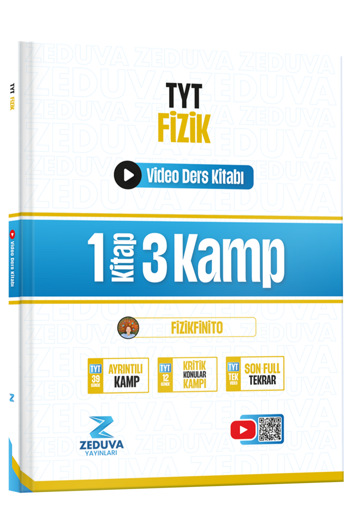 Zeduva Yayınları Fizikfinito TYT Fizik 1 Kitap 3 Kamp Video Ders Kitabı ve Soru Bankası Seti