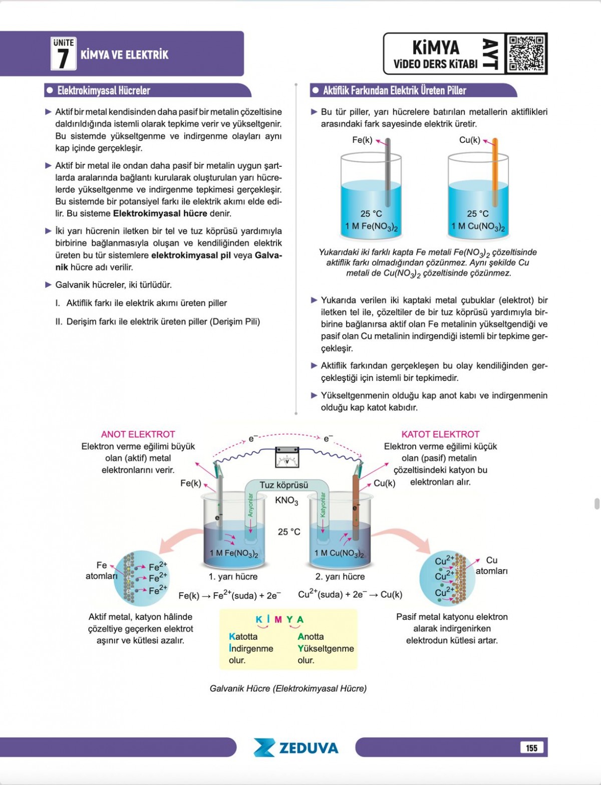 Zeduva Yayınları Meschemy Kimya AYT Kimya 1 Kitap 3 Kamp Video Ders Kitabı