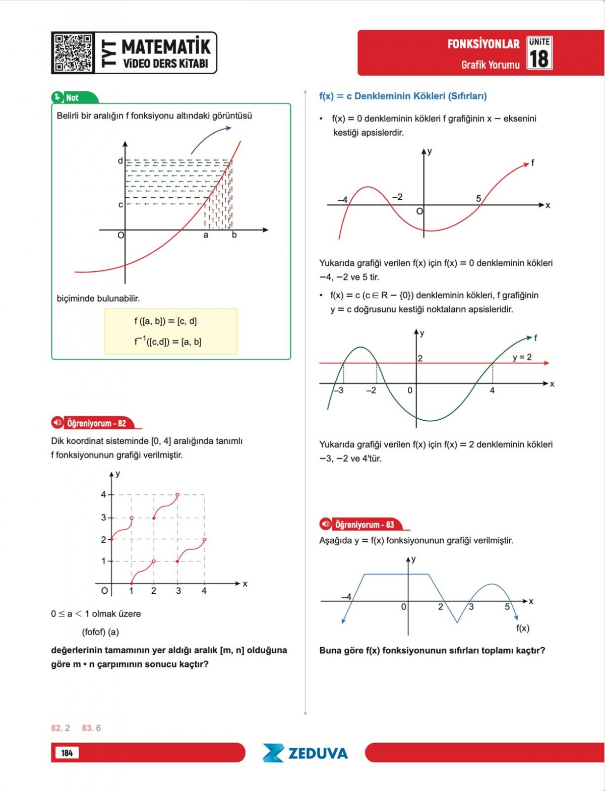 Zeduva Yayınları SML Matematik TYT Matematik 1 Kitap 3 Kamp Video Ders Kitabı