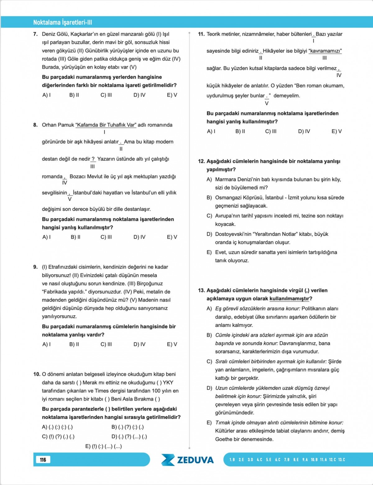 Zeduva Yayınları Türkçe Saati TYT Dil Bilgisi 1 Kitap 3 Kamp Soru Bankası